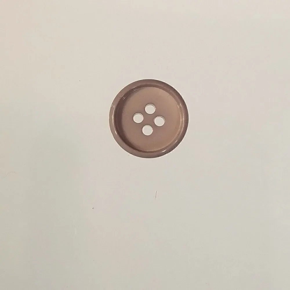 Missoni Replacement Button 4 Hole Gray Plastic Button - Picture 7 of 8
